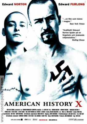 American History X อเมริกันนอกคอก X (1998) Poster