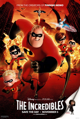 The Incredibles 1 รวมเหล่ายอดคนพิทักษ์โลก ภาค 1 (2004) Poster