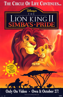 The Lion King 2: Simba s Pride เดอะไลอ้อนคิง ภาค 2: ซิมบ้าเจ้าป่าทรนง (1998) Poster