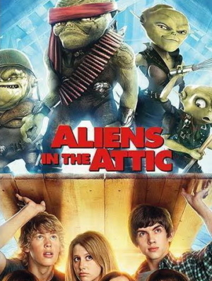 Aliens in the Attic มันมาจากข้างบนกับแก๊งซนพิทักษ์โลก (2009) Poster