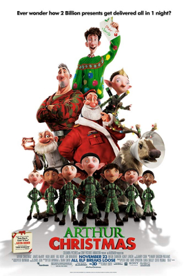 Arthur Christmas ของขวัญจานด่วน ป่วนคริสต์มาส (2011) Poster