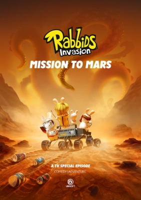 Rabbids Invasion: Mission to Mars กระต่ายซ่าพาโลกป่วน: ภารกิจสู่ดาวอังคาร (2022) Poster