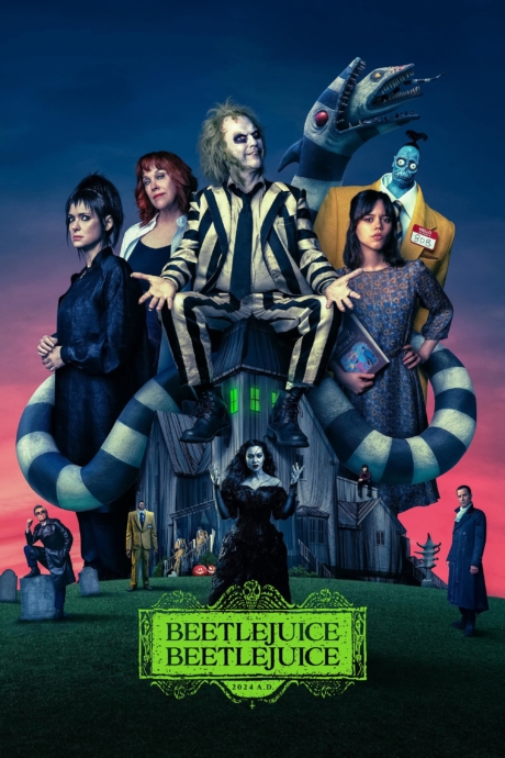 Beetlejuice Beetlejuice ผีขี้จุ้ย 2 (2024) Poster